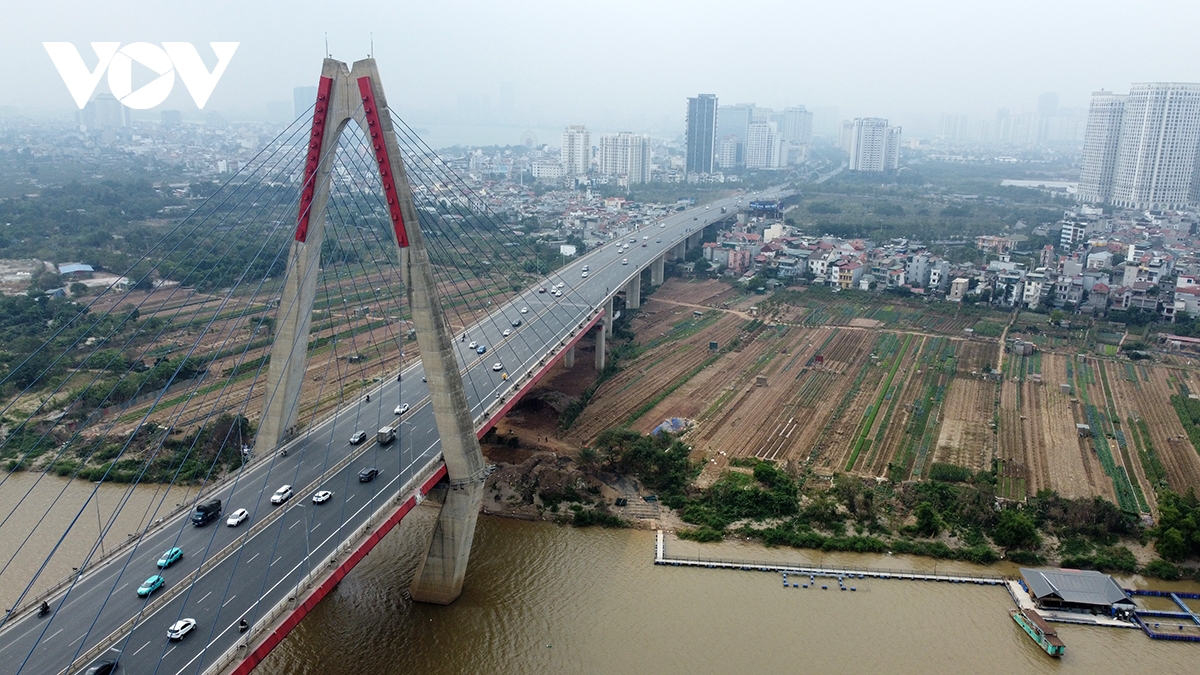 Vị trí sẽ đặt ống dẫn nước sông Hồng "thau rửa, hồi sinh" sông Tô Lịch và Hồ Tây